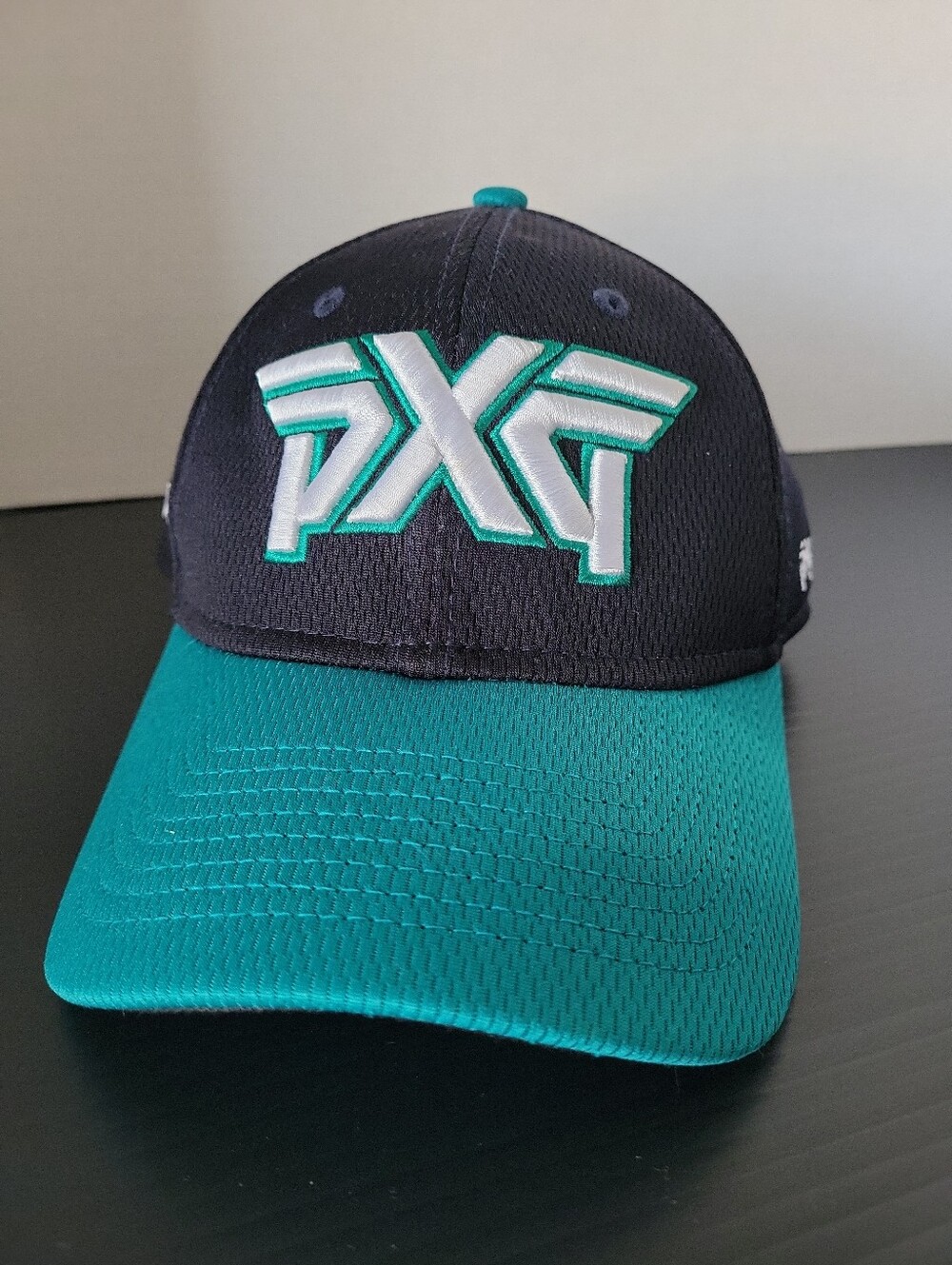 PXG New Era Golf Hat Teal Navy White Adjustable Strapback Embroidered Logo
